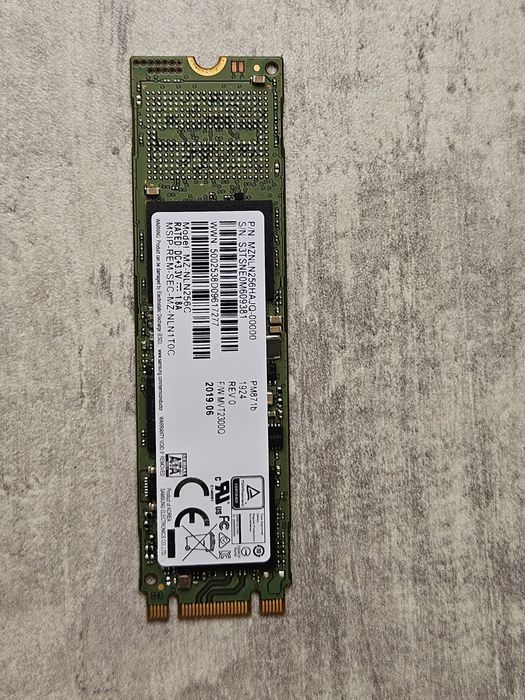 Samsung MSATA ssd 256gb PM871b