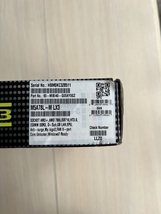 Материнська плата ASUS M5A78L-M LX3 AM3+