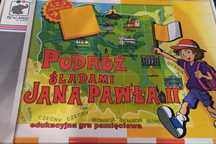 Edukacyjna gra pamięciowa podróż śladami Jana Pawła II