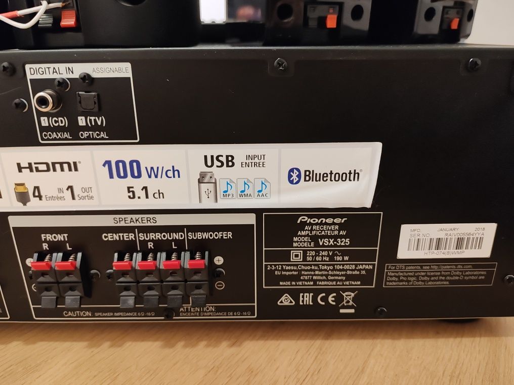 Amplituner Pionier VSX-325