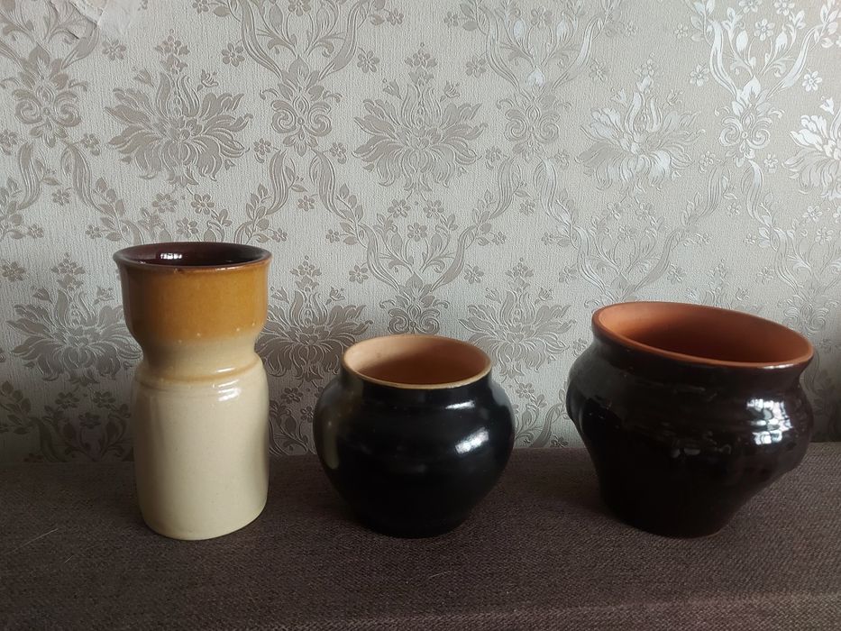 Горшочки глиняные