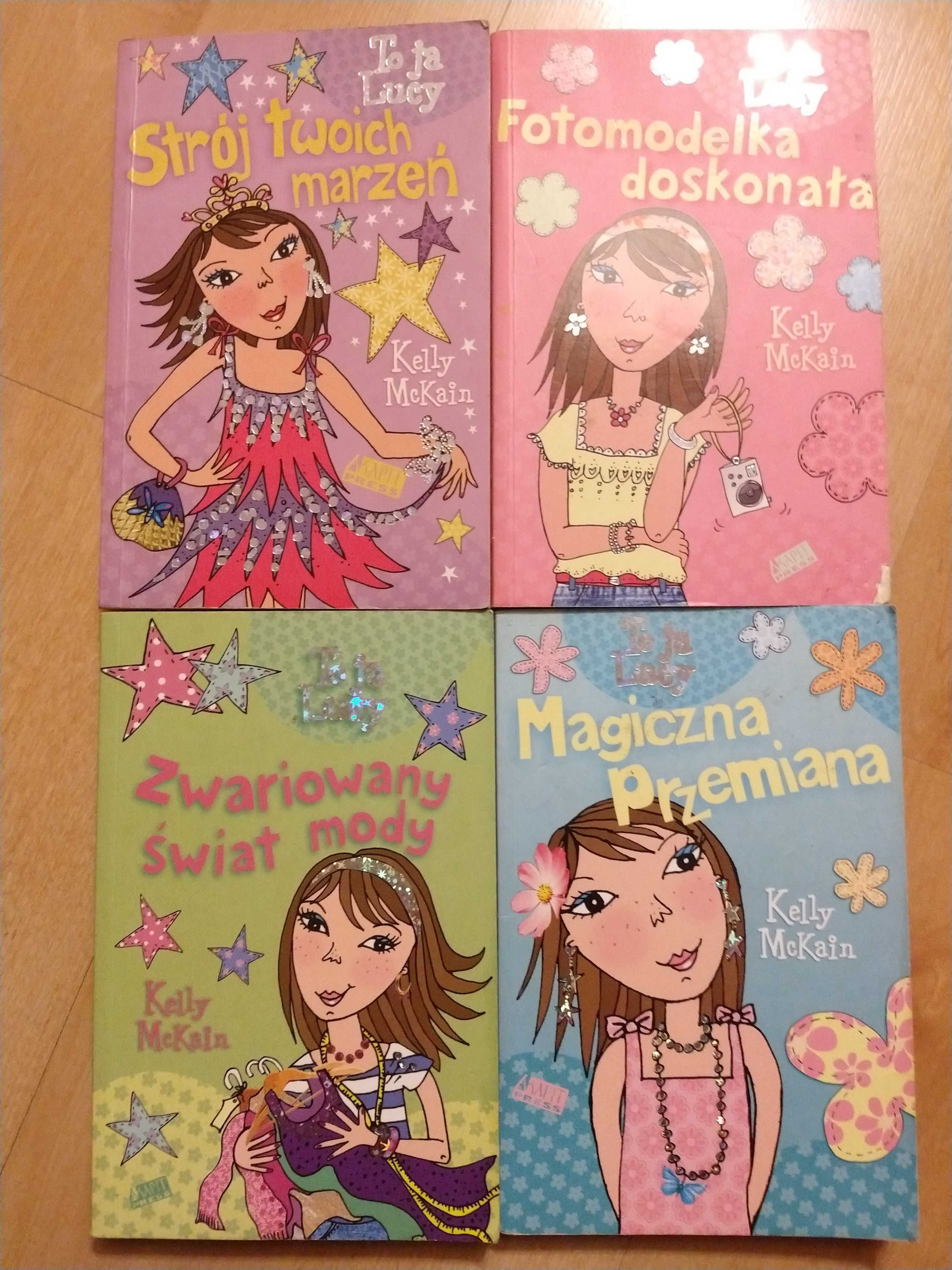 To ja Lucy,Magiczna przemiana,Fotomodelka,Zwariowany Kelly McKain