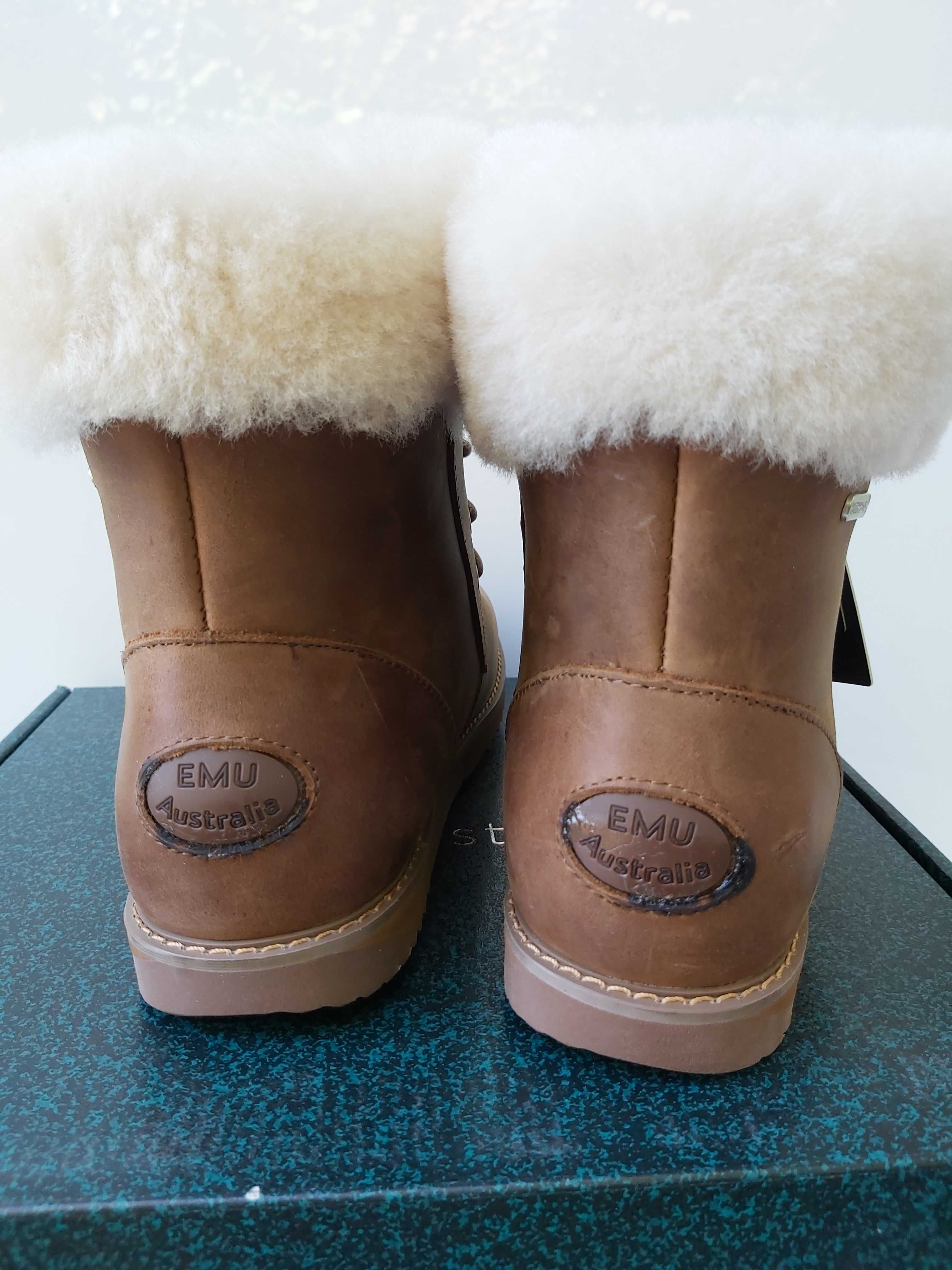 NOWE śniegowce EMU AUSTRALIA shoreline leather botki kozaki rozmiar 39