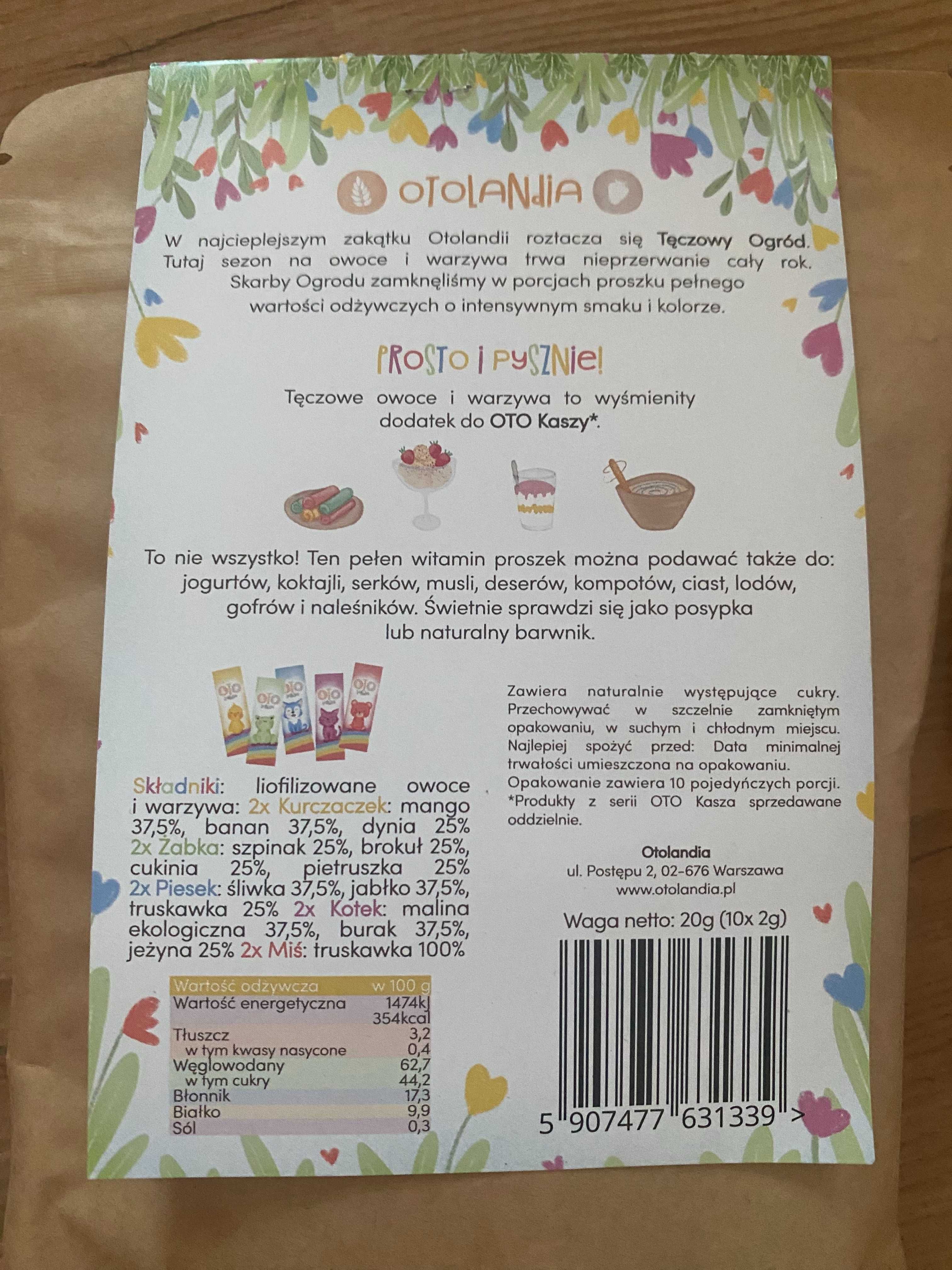 Śliniak silikonowy Eco Rascals + Otolandia - mix liofilizowany