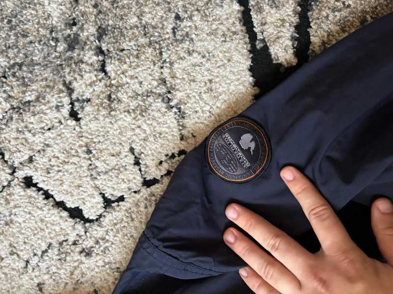 Kurtka Napapijri anorak kangurka męska swoosh basic jacket ocieplana