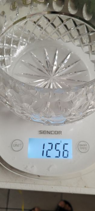 Salaterka średnia kryształ PRL