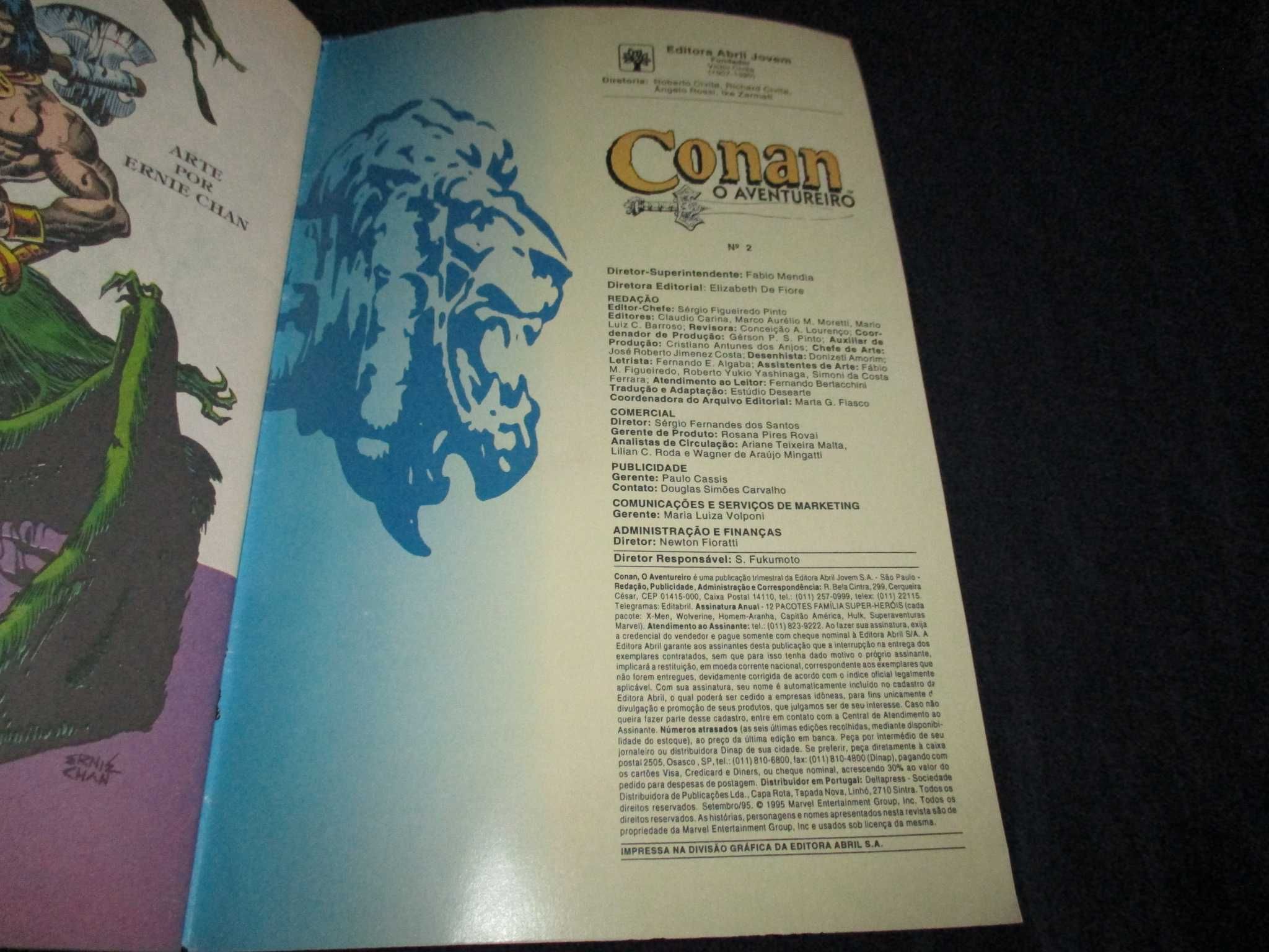 Livro Conan O Aventureiro 2 Trimestral Marvel