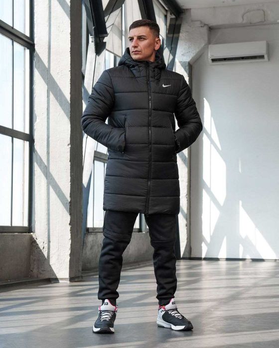 Парка мужская зимняя Nike omney длинная до -25°C куртка найк теплая