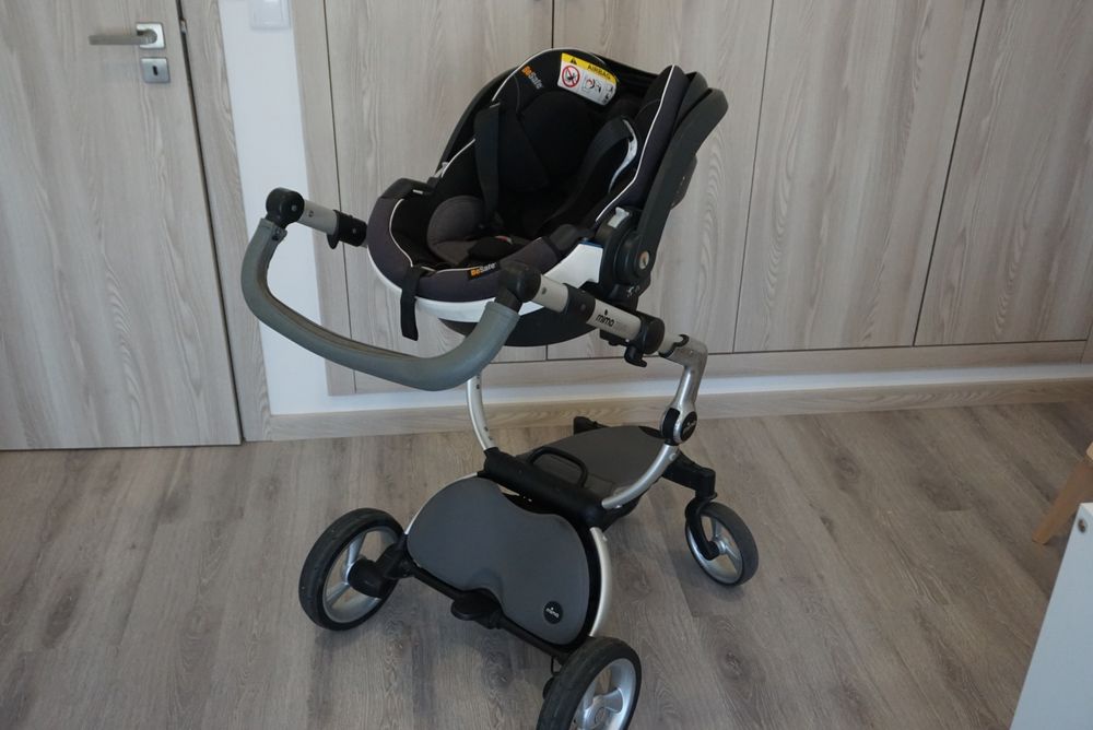 Conjunto completo Mima Xari - carrinho+ovo+alcofa