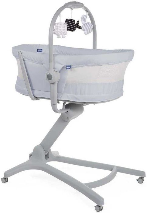 Chicco Baby Hug 4w1 Air Stone - jak nowy + materac + dodatki