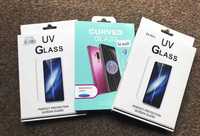 Película de vidro temperado UV curva Samsung S7 Edge/S8 /Note 10 Plus