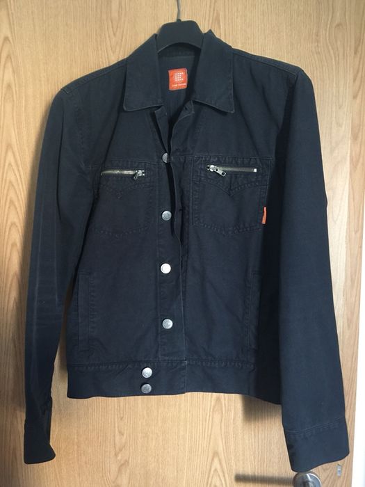 Blusão vintage da Cheyenne, tamanho S e cor azul.