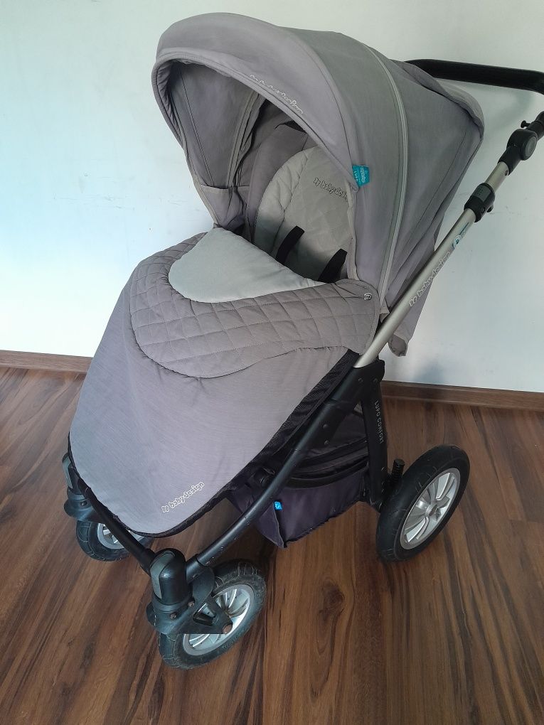 Szary wózek 3w1 Baby Design.  WYSYŁAM