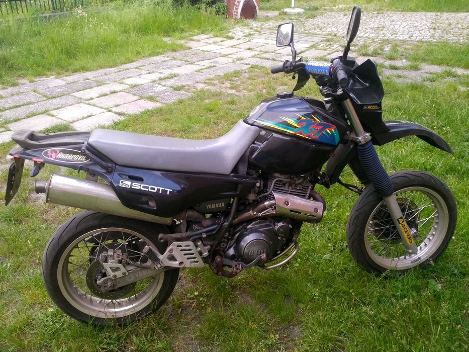 Yamaha XT 600 supermoto wydech Leo Vince SBK, koła SM EXCEL