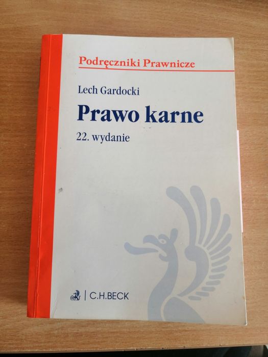 Prawo karne Lech Gardocki 22 wydanie Podręczniki prawnicze