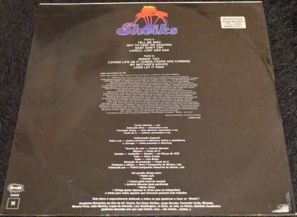 Sheiks - Pintados de Fresco (Vinil/Lp)