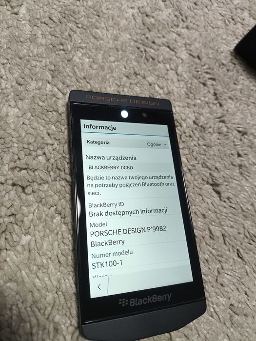 Blackberry Porsche Design