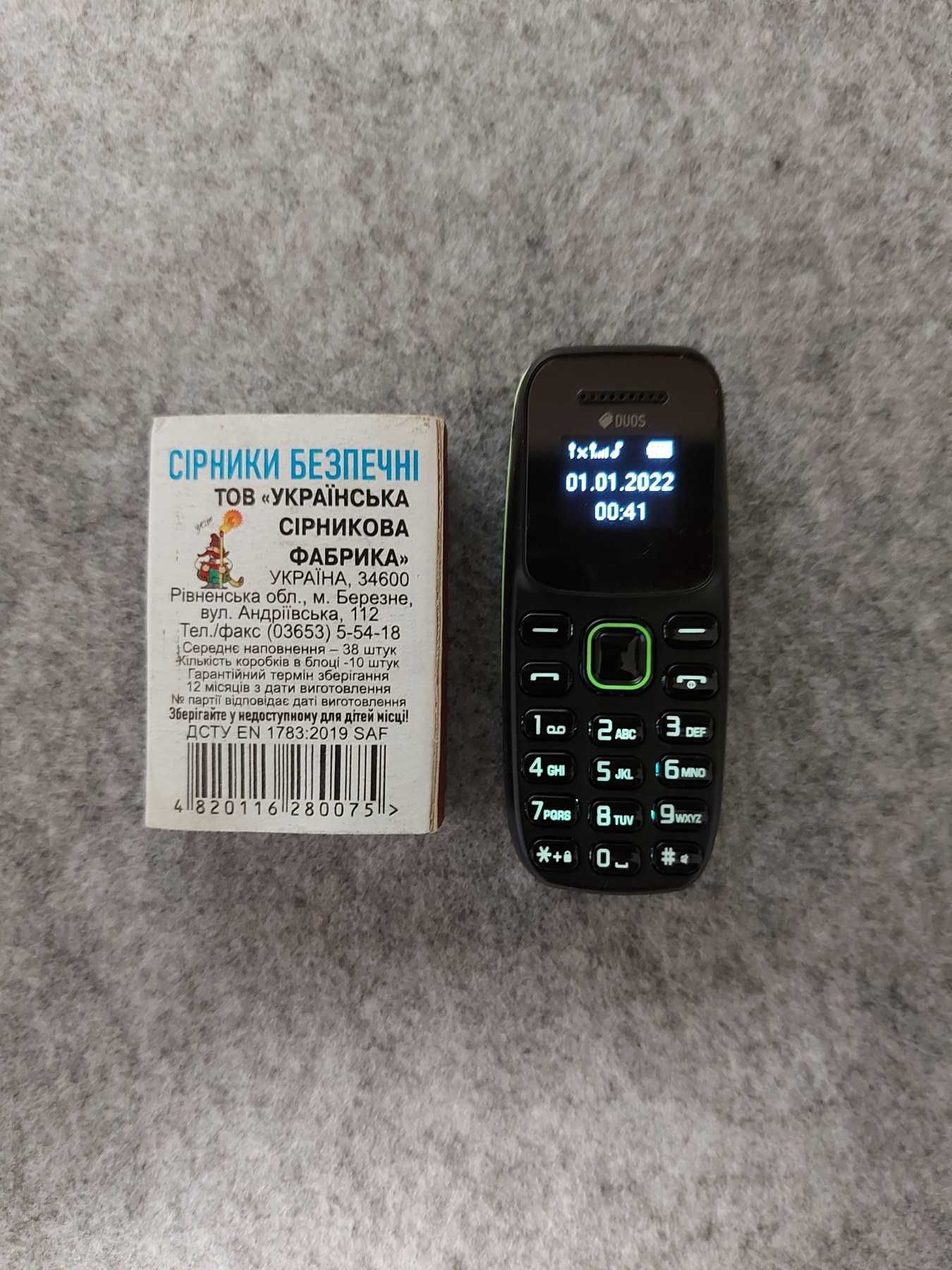 Міні телефон BM310 на 2 sim карти, Memory card slot