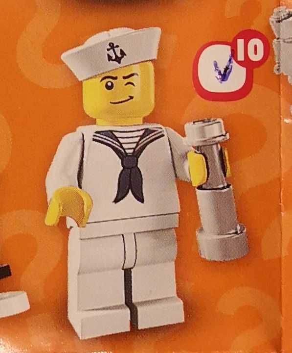 Lego minifigures seria 4 - 8804, marynarz