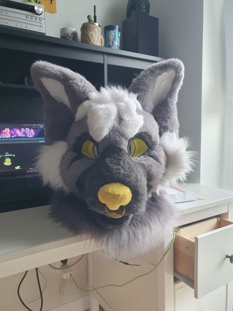 Fursuit partial Wilk pies postać furry