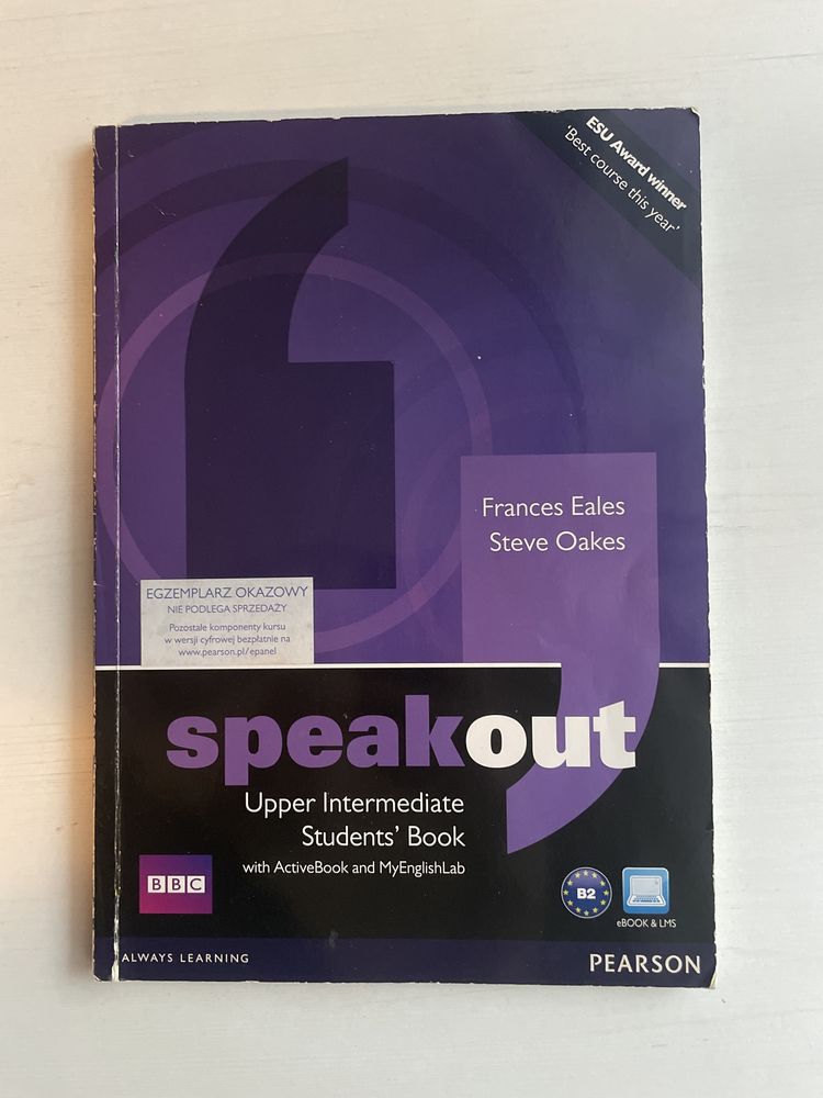 Speakout Upper Intermediate Students book + płyta nauka angielskiego