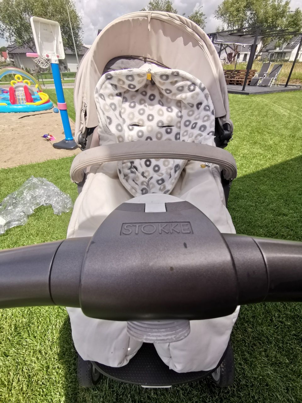 Stokke xplory, spacerówka+gondola+śpiwór+osłona na deszcz+torba