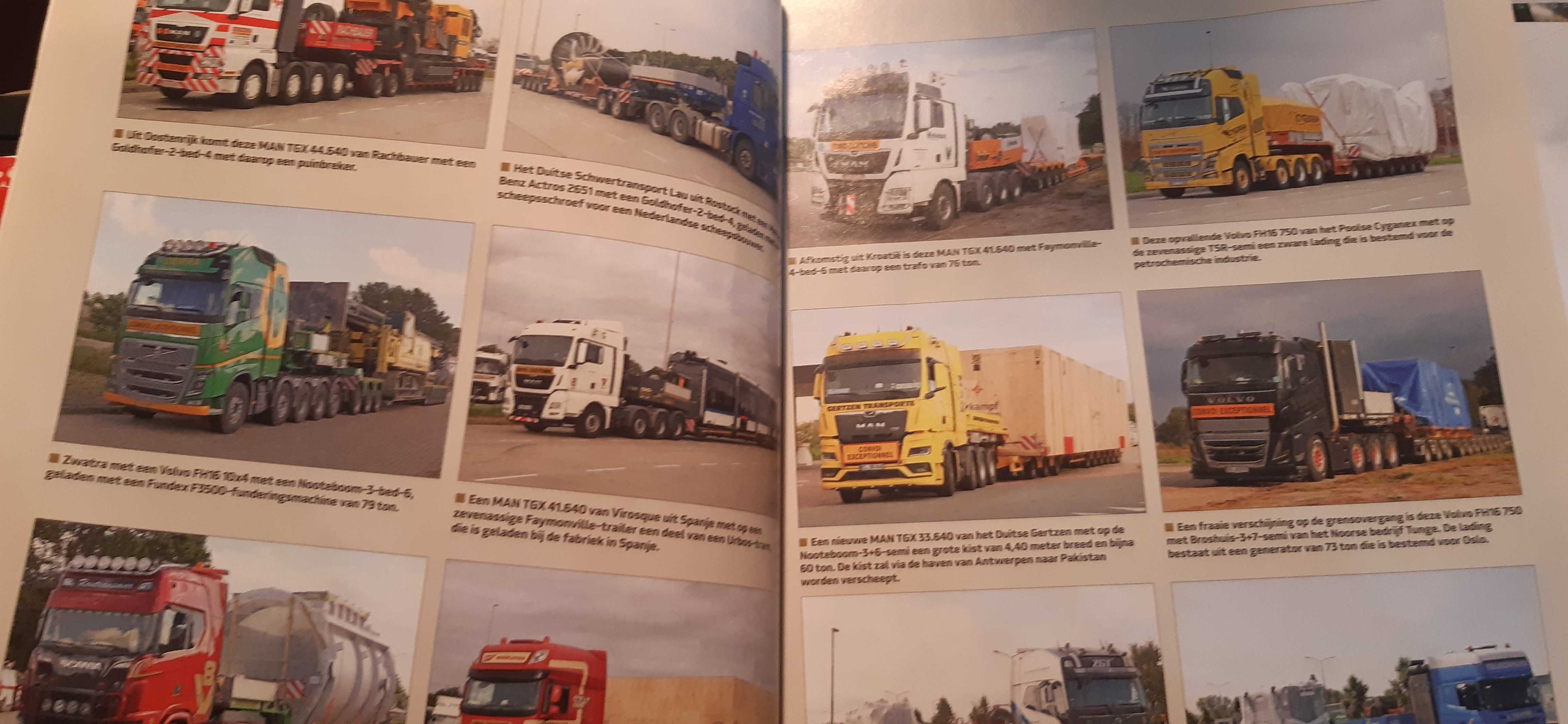 stare gazety zagraniczne, kampery i ciężarówki