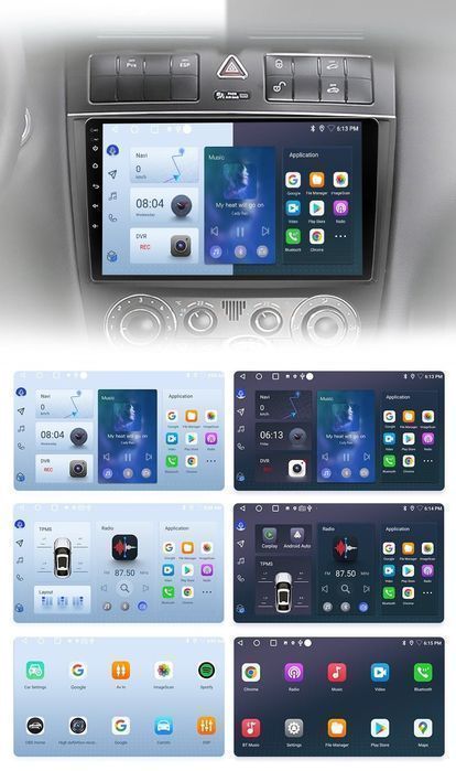 Radio nawigacja Mercedes C W203 DSP 2005 - 2009 Android Carplay 4GB