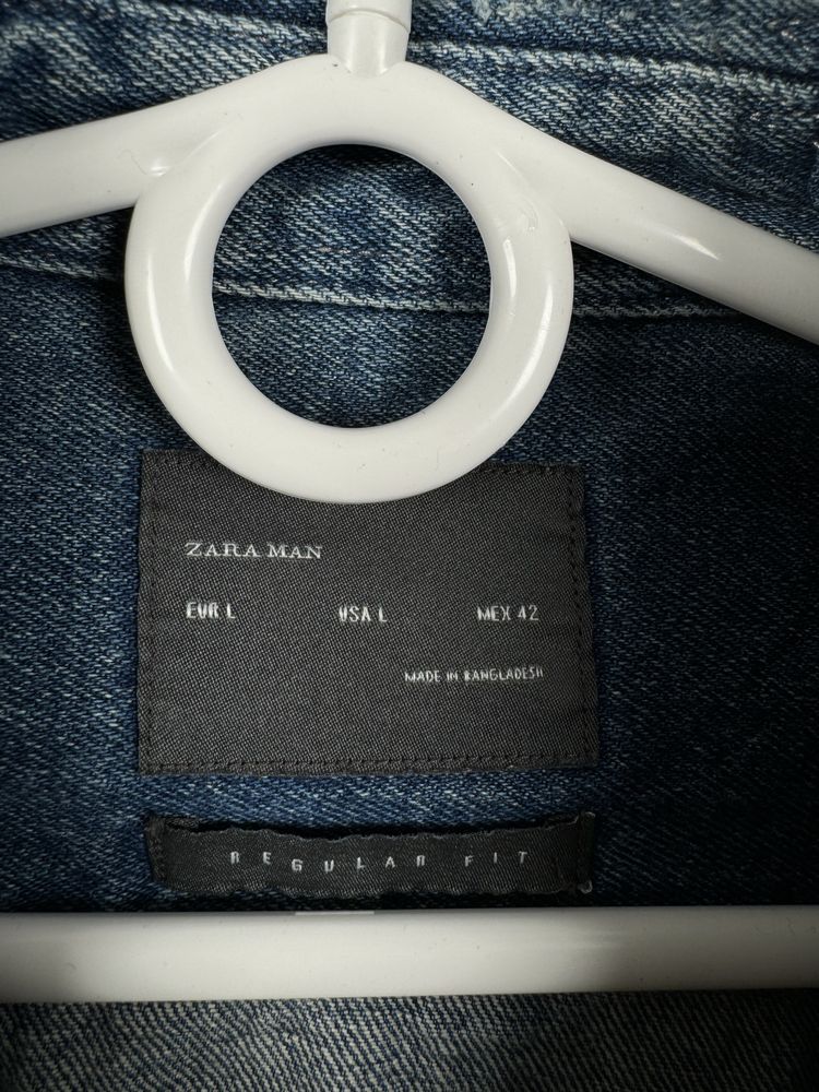 Zara koszula jeansowa dżinsowa L