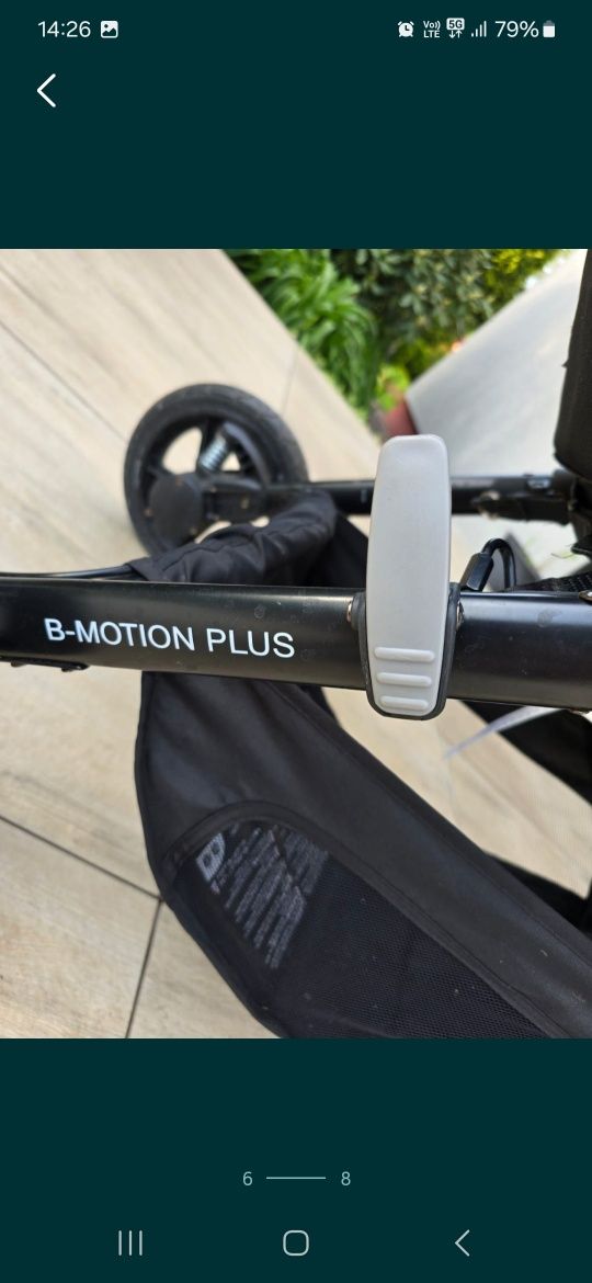 Wozek z gondolą spacerówka 2 w 1 britax b motion plus
