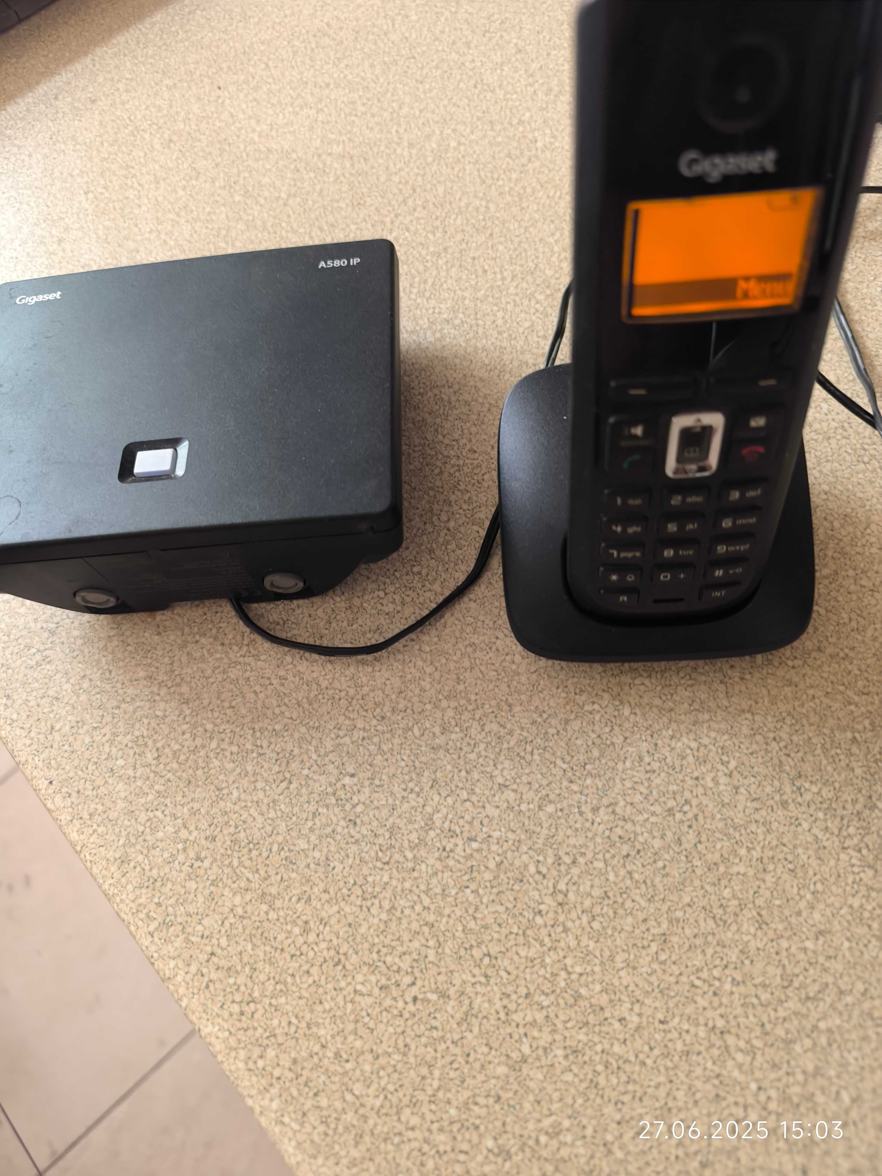Telefon stacjonarny bezprzewodowy SIEMENS Gigaset A580 IP