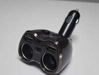 Adapter do zapalniczki samochodowej zasilacz 120 W 2x USB typ C