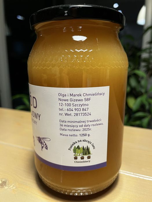 Miód z własnej pasieki