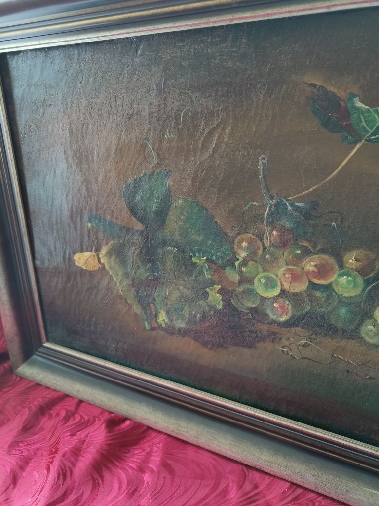 Картина"Виноградная лоза с бабочкой"