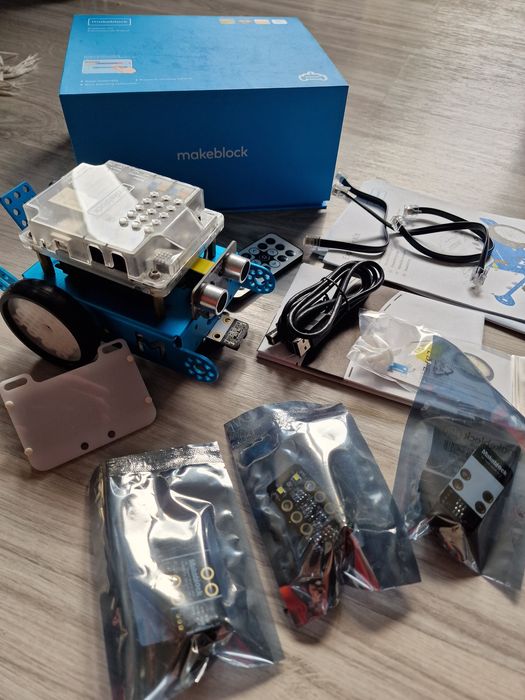 Robot makeblock mbot pilot okablowanie edukacyjny Explorer kid sensory