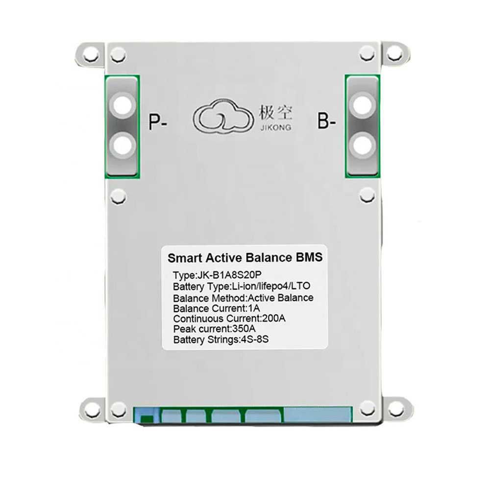 JKBMS B1A8S20P, 4-8S, 1A, 200A, RS485/BT