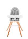 Cadeira de papa KINDERKRAFT 2 in 1 TIXI Grey
