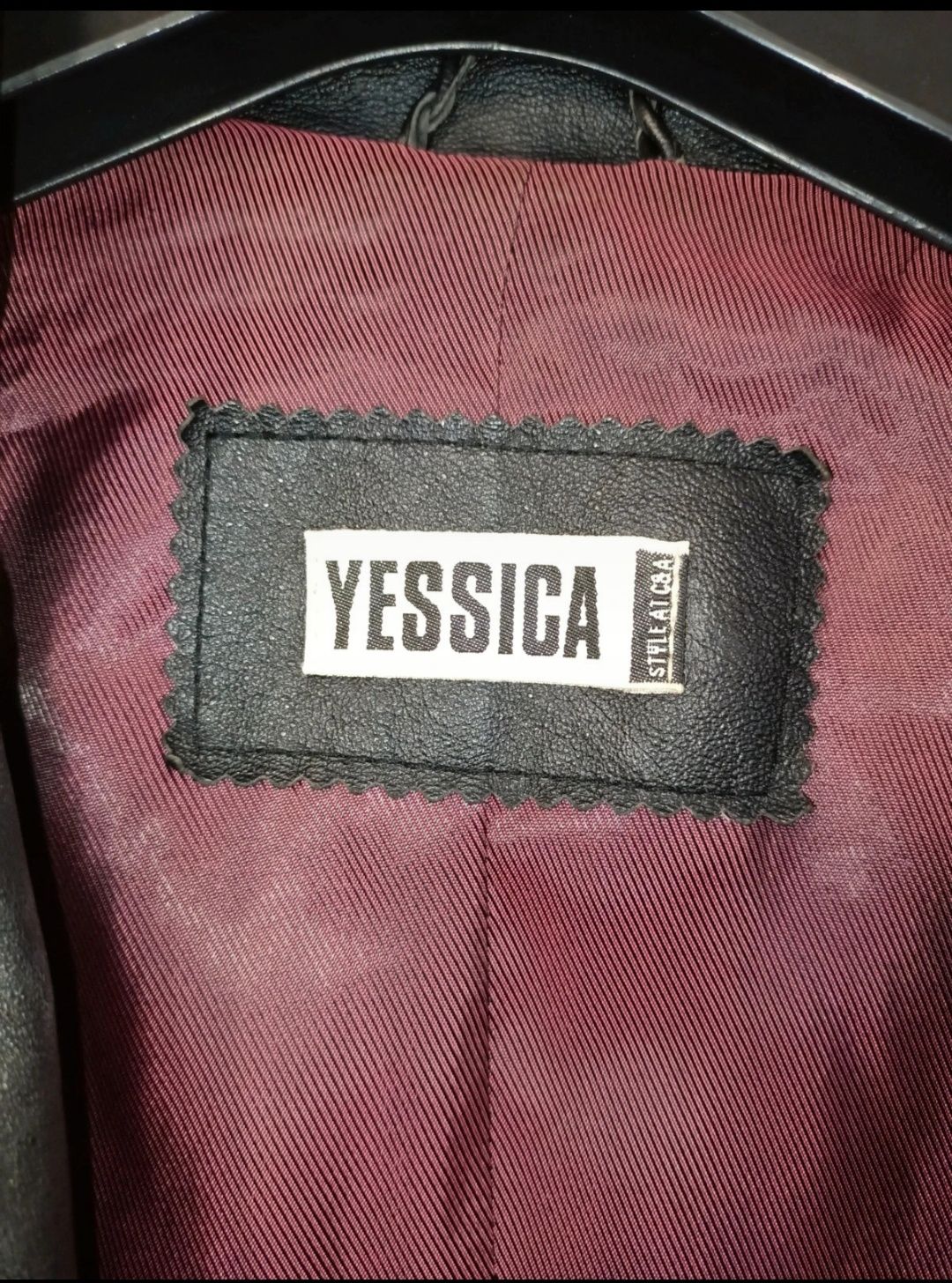 Płaszcz skórzany damski YESSICA