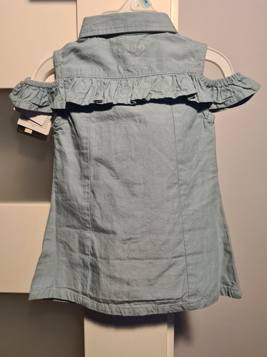 Bluzka Guess dziewczynka odkryte ramiączka jeans