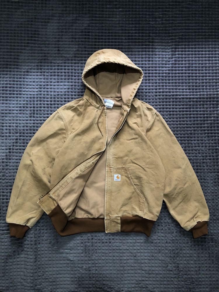 CARHARTT (M) “Camel” Active Jacket made in USA Duck мужская куртка