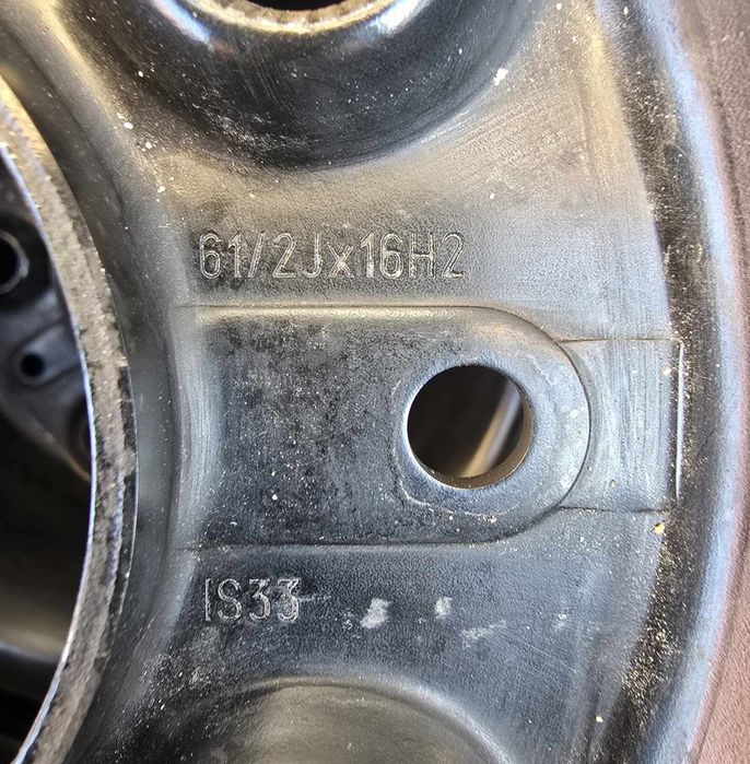 Koła  stalowe 5x120 6,5J x 16 ET33 BMW - 2 szt.