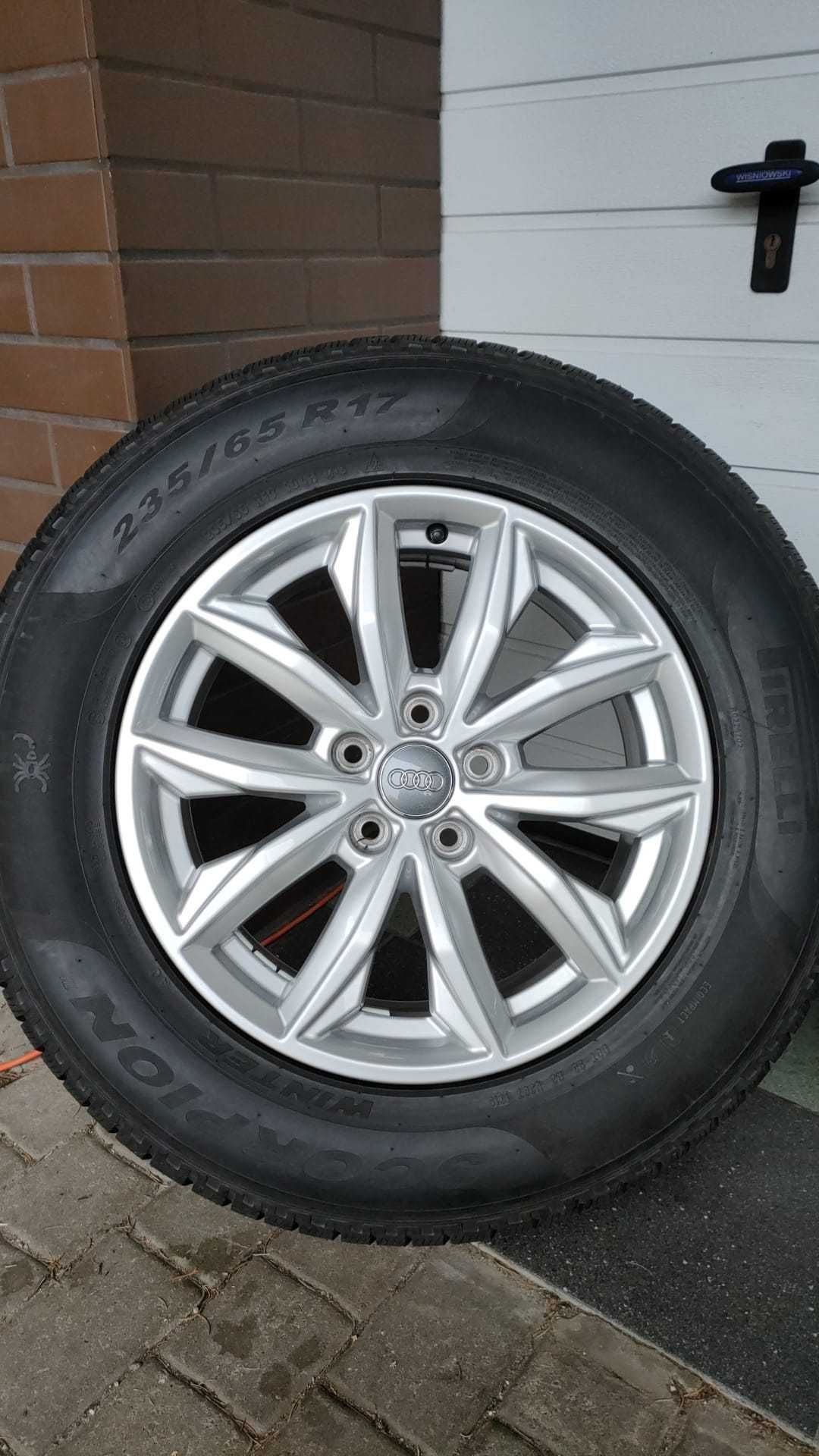 Koła Audi Q5 SQ5 17"5x112 opony zima 235/65/17 Pirelli (OL1505)