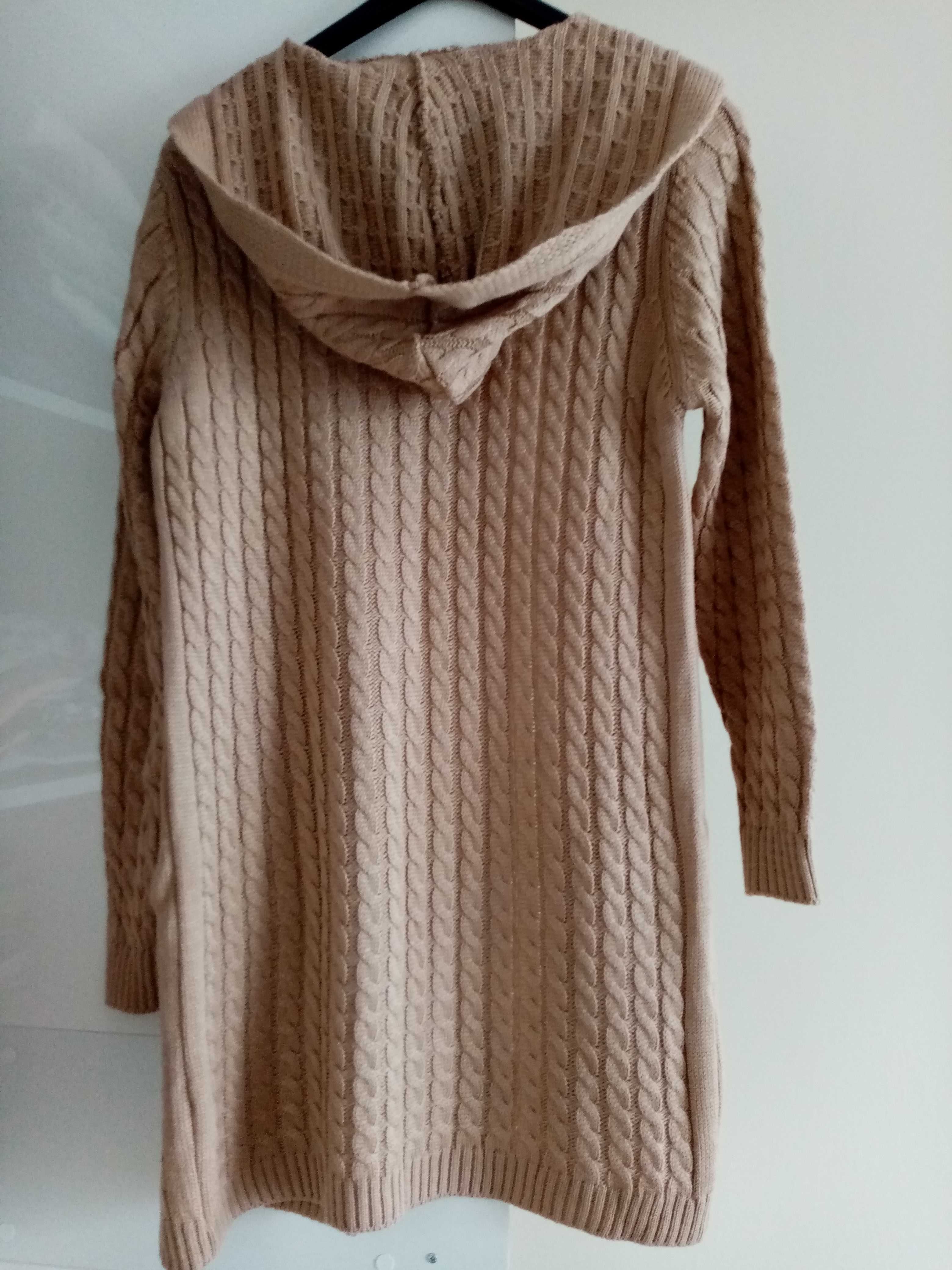 Okazja! Nowy Sweter camel rozm S/M