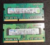 Pamięć RAM 2x 2GB SO-DIMM DDR3 1600MHz PC3-12800