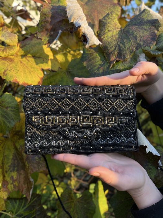 Вінтажний клатч вишитий бісером