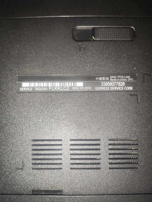 Dell p51f под ремонт