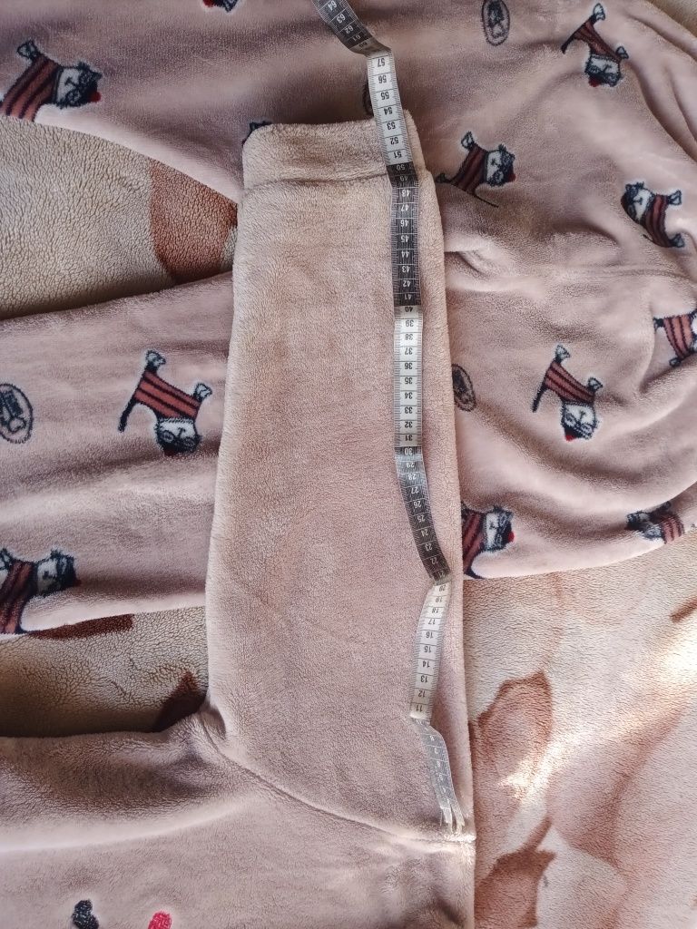 Теплая на флисе пижама