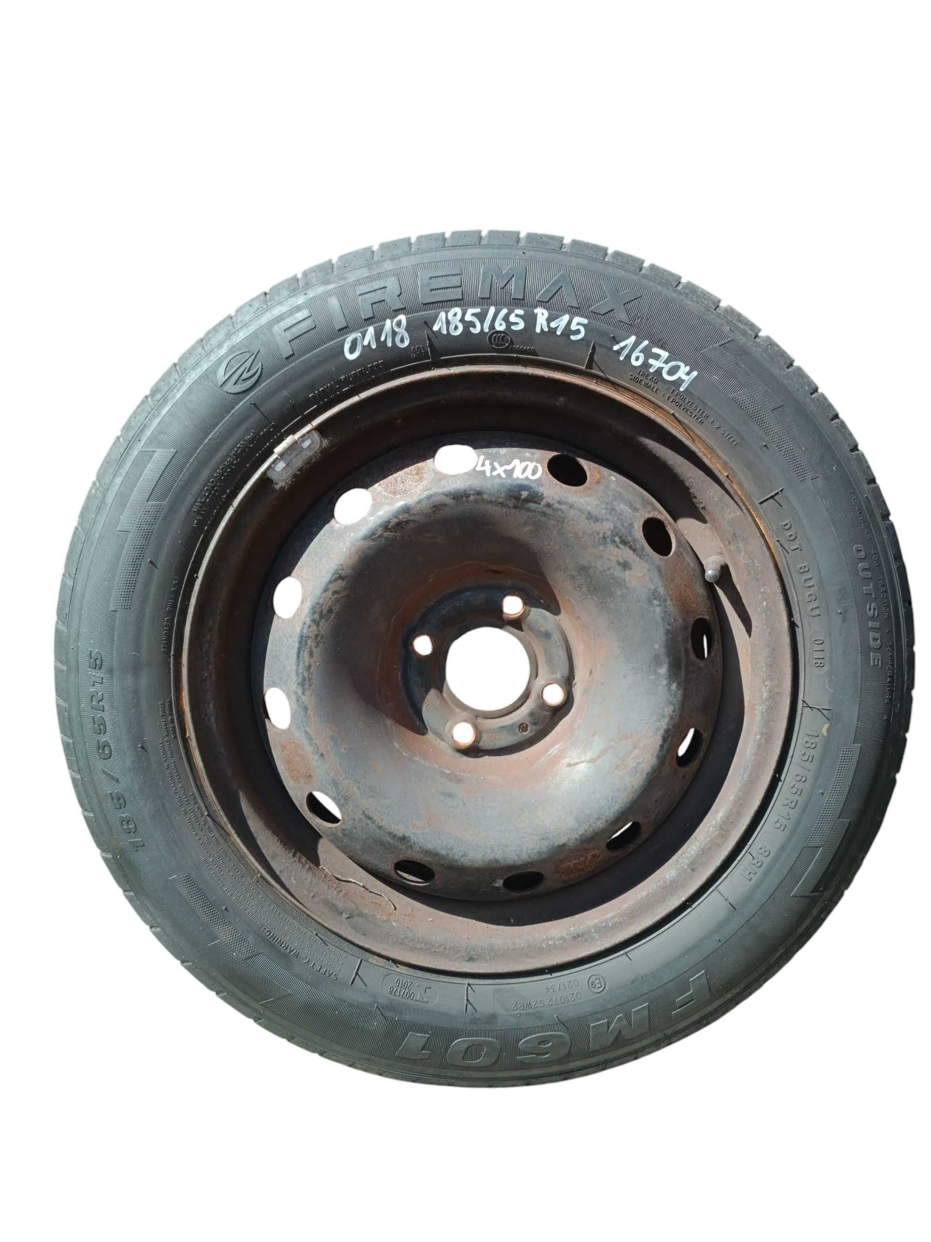 Felgi Koła Opony Letnie Firemax FM601 185/65 R15 2018r. 4x100 Komplet