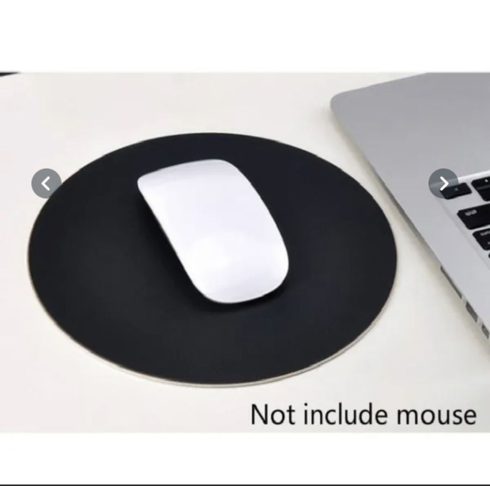 MousePad tapete de rato redondo de metal de liga de alumínio