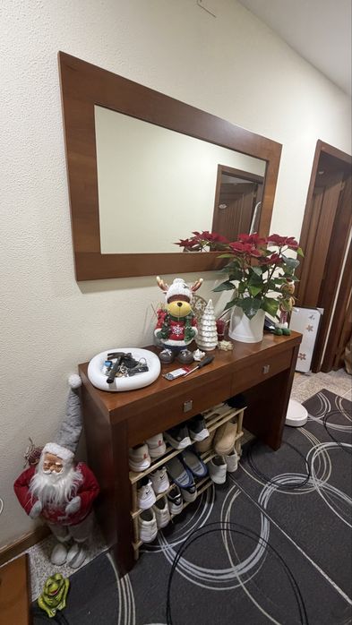 Movel de entrada com espelho